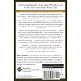 Book back cover for 'Salem Witch Judge: The Life and Repentance of Samuel Sewall'