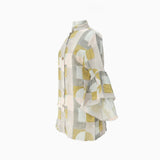 Blouse Linen Bell Sleeve