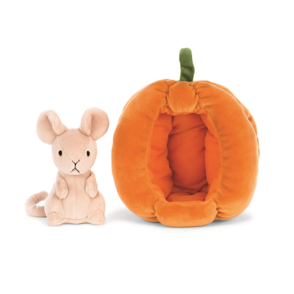 Brambling Mouse in Pumpkin