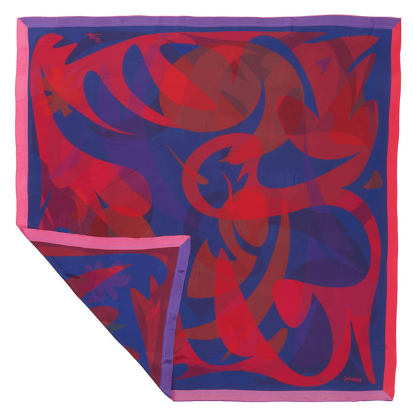 Patient Heart | 50" Mulberry Silk Furoshiki Gift Wrap by Essery Waller