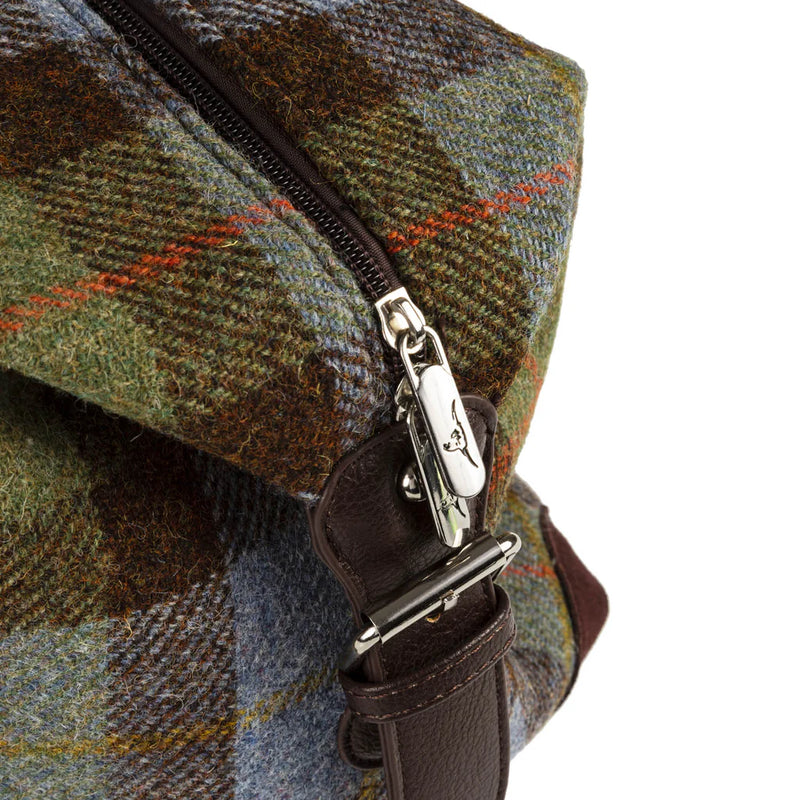 Overnight Bag MacLeod Tartan Harris Tweed