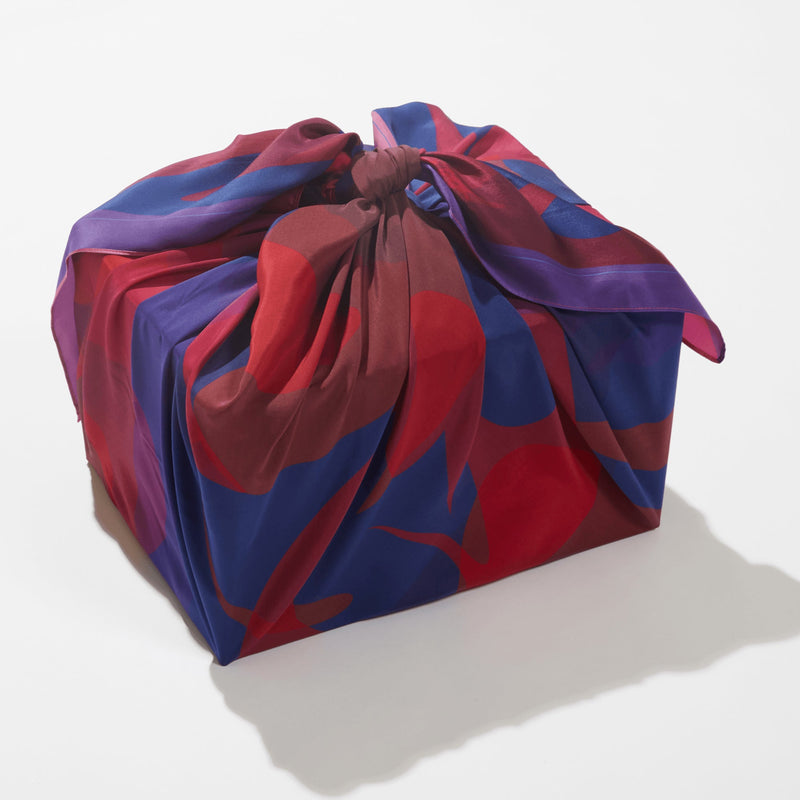 Patient Heart | 50" Mulberry Silk Furoshiki Gift Wrap by Essery Waller