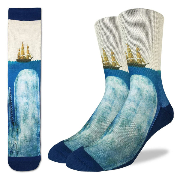 Socks - Men Whale and Ship