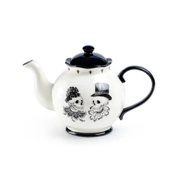 Tea Pot Victorian Skulls