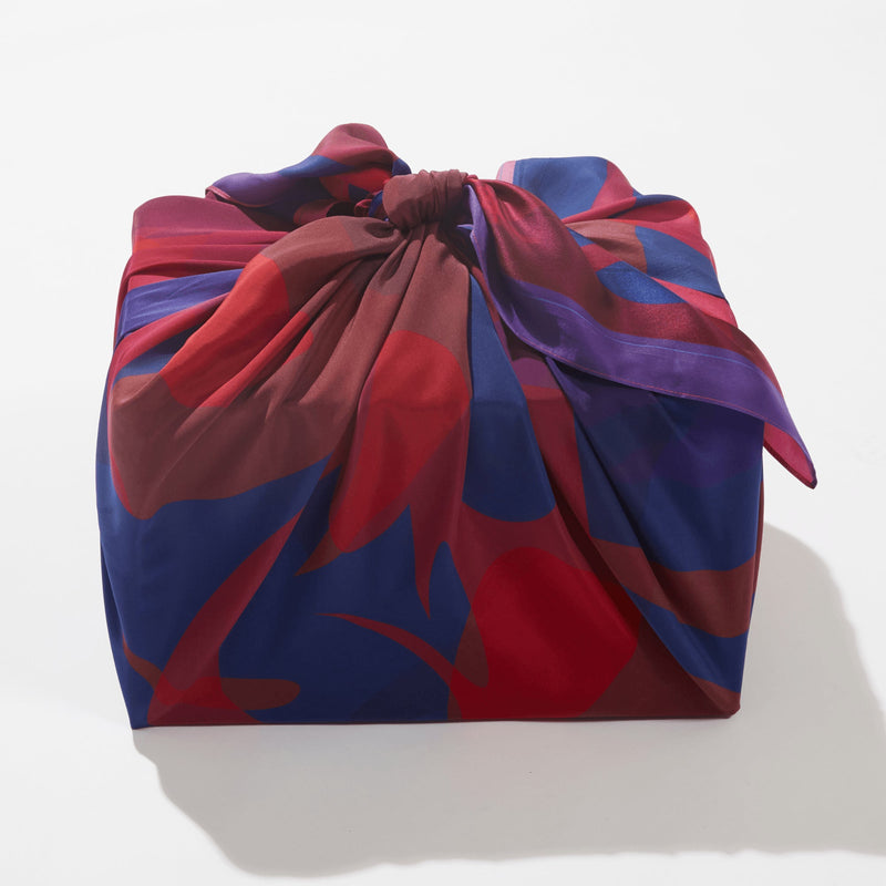 Patient Heart | 50" Mulberry Silk Furoshiki Gift Wrap by Essery Waller