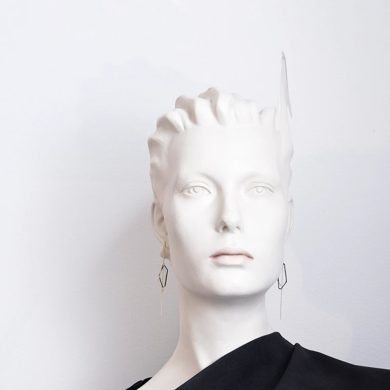 Earrings Vexta Ear Drapes Gold Black