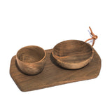 Rectangular Cutting Board & Bowls