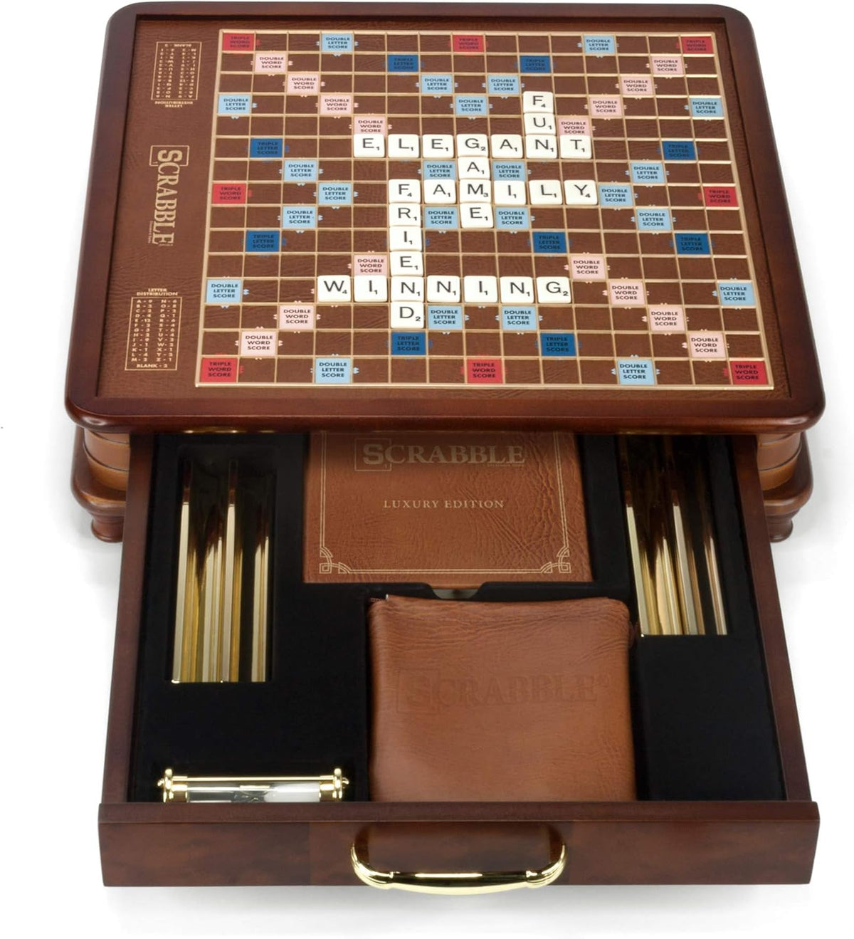 スクラブル（Scrabble） 手触りのよい本格木製駒 p706p5g Hasbro 【並行輸入品】Scrabble Board Game, Classic Word Game for