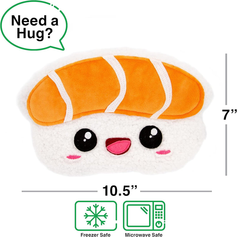 Huggable Sushi (Salmon) Heating Pad and Pillow