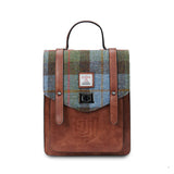 Backpack Mini Carloway Chestnut-Blue Tartan