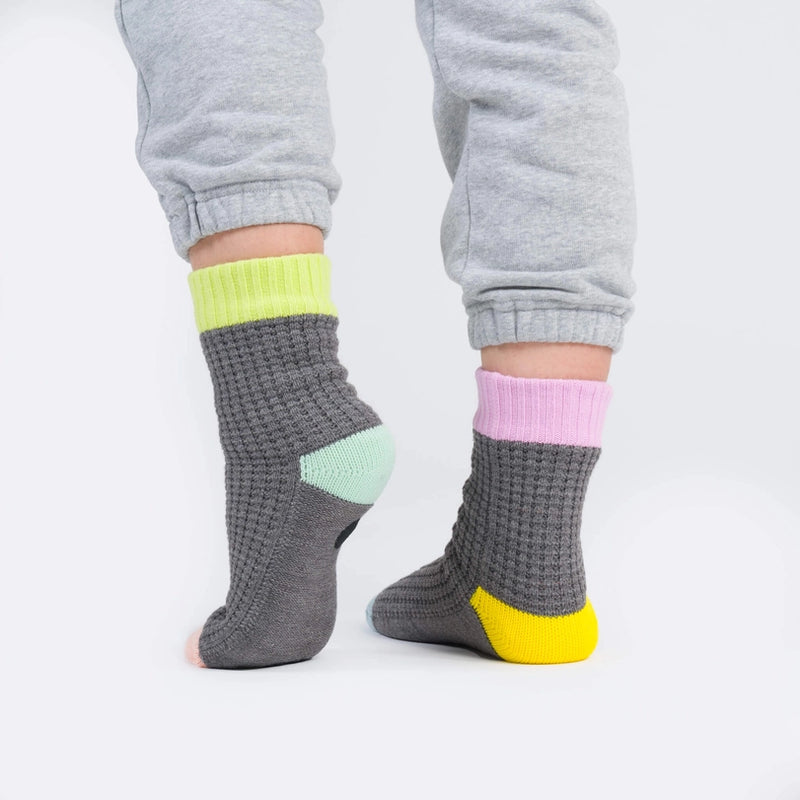 Socks Spot Knit Grey - Coming Soon!