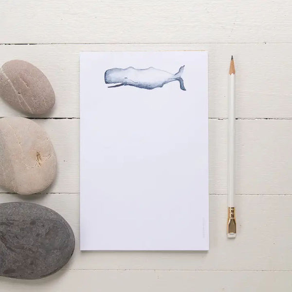 Notepad Whale Watercolor