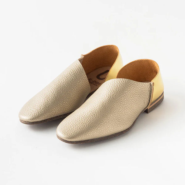 Shoes 2-Pieces Slip-On Shrink Gold/Metallic Gold