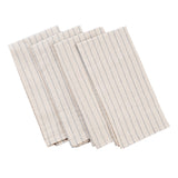 Natural Striped Cotton Napkin - Set Of 4