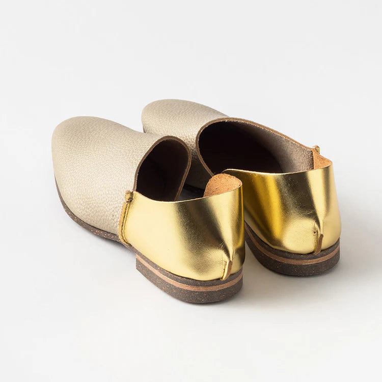 Shoes 2-Pieces Slip-On Shrink Gold/Metallic Gold