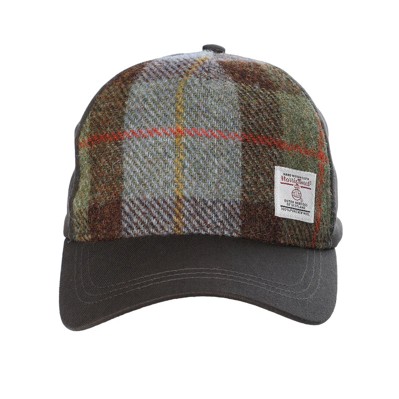 Baseball Cap with Harris Tweed® in Macleod Tartan
