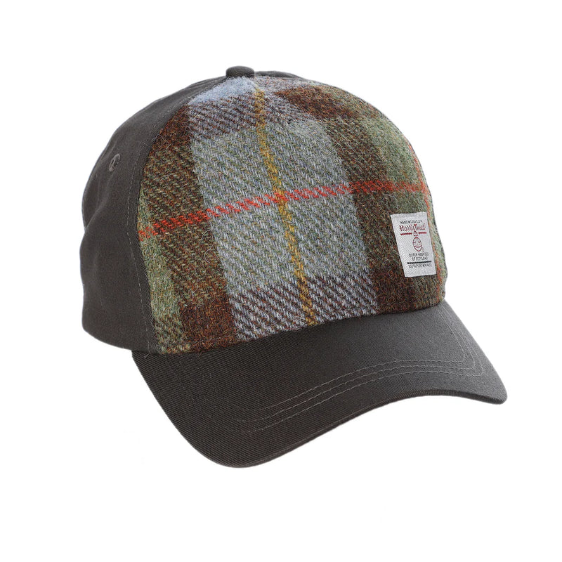 Baseball Cap with Harris Tweed® in Macleod Tartan