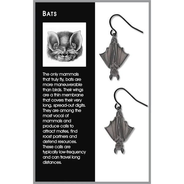 Earrings Bats