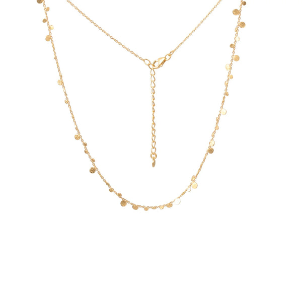 Necklace Gold Dot 18"