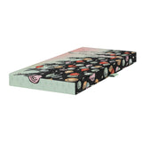 A box with a vintage holiday tree on it.