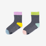 Socks Spot Knit Grey - Coming Soon!