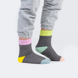 Socks Spot Knit Grey - Coming Soon!