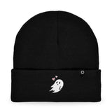 Beanie Heartly Ghost Black