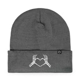 Beanie Heart of Bones Grey