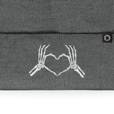 Beanie Heart of Bones Grey