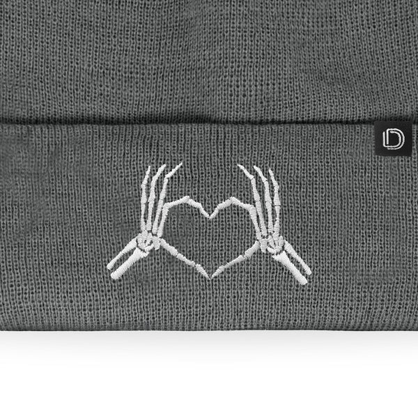 Beanie Heart of Bones Grey