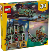 Lego box on white background