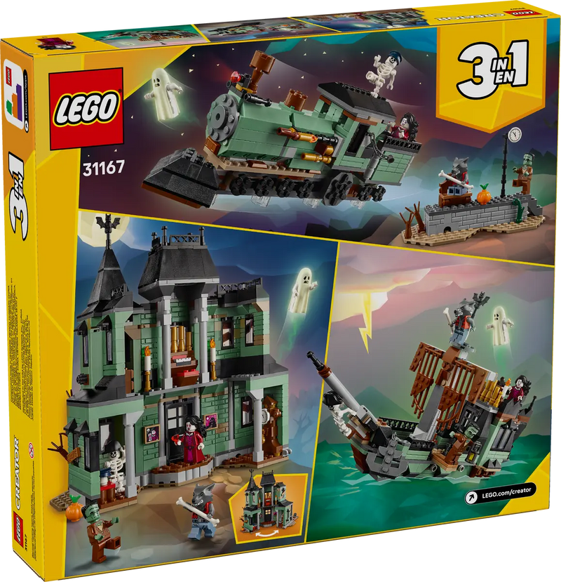 Lego box on white background