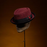 Hat - M - Jackson Burgundy