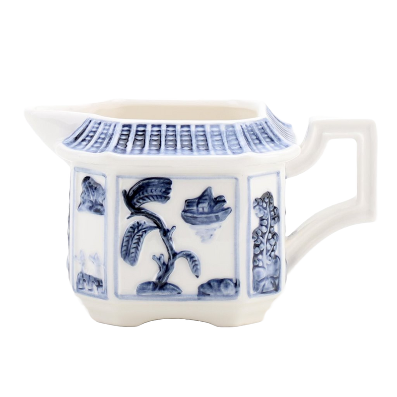 Sugar Creamer Blue Willow Pagoda Set PEM Shop