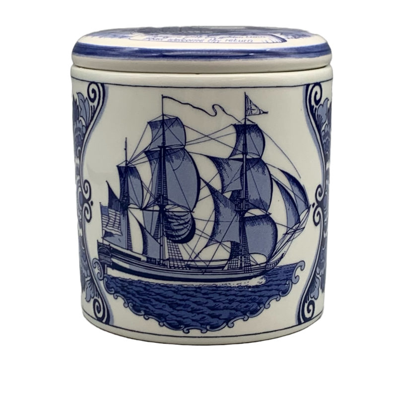 Canister - Delft Blue Sailing Ships
