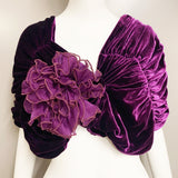 Wrap Purple Velvet