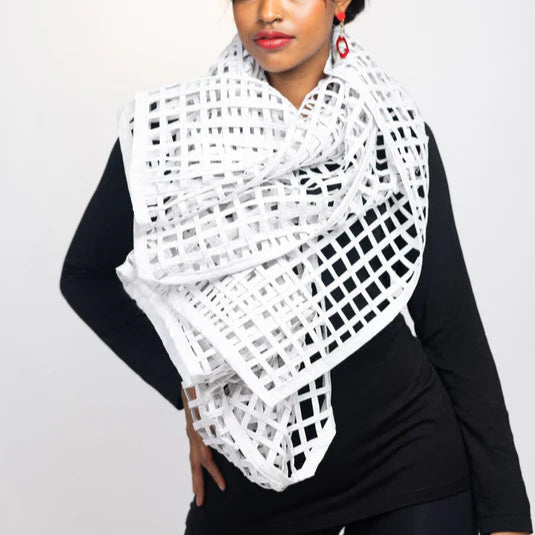 Scarf Kenten White