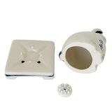 Ceramic components on a white background