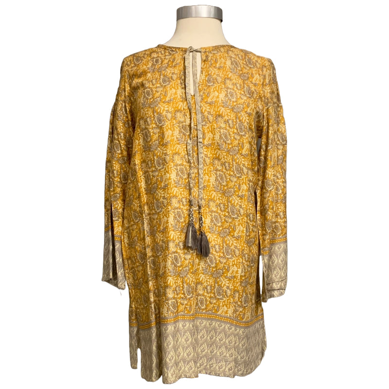 Tunic Juliet Mustard Paisley