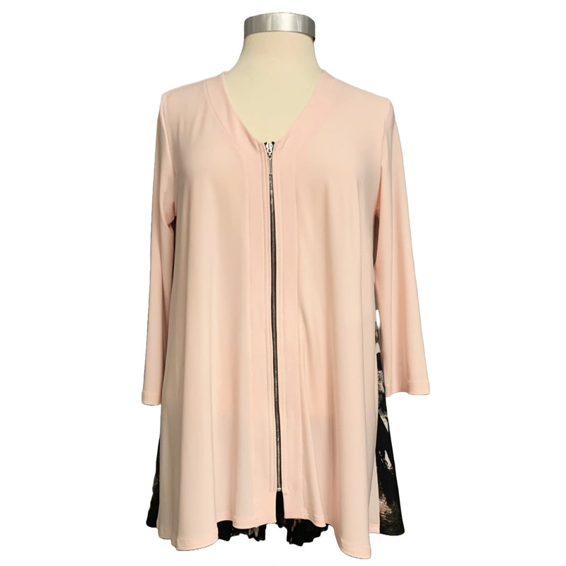 Tunic Pink Pleated Back