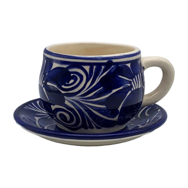 Cup & Saucer Elixir Blue 8oz