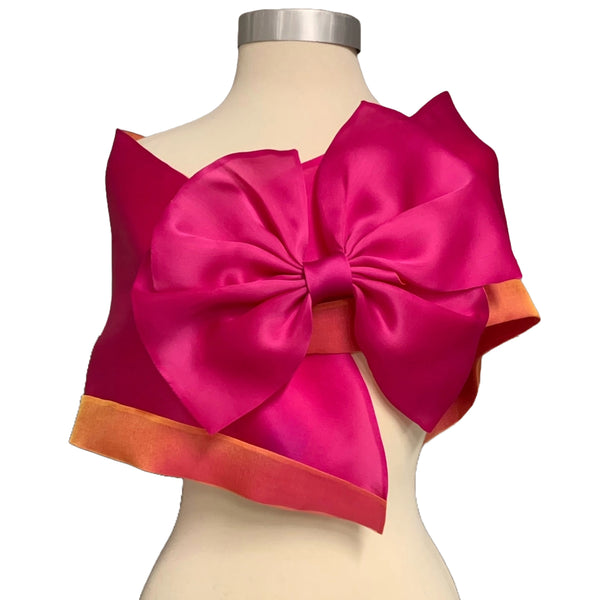 Wrap Pink and Orange Bow