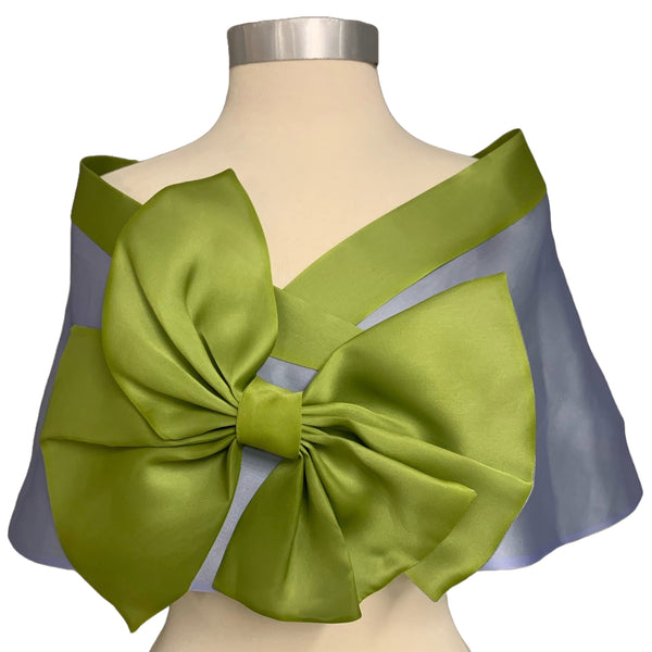 Wrap Lime Periwinkle Bow