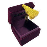 Box Isabella Stewart Gardner Purple Velvet 4x4
