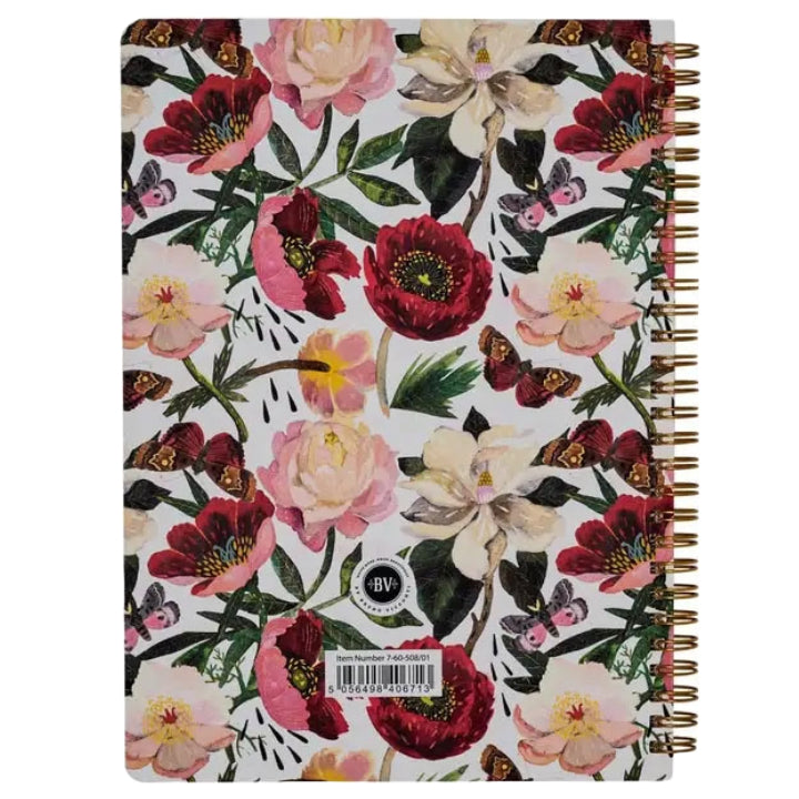 Spiral Notebook Peonies