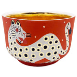 Chubby Bowl Small Leopard on Orange - Waylande Gregory