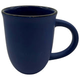 Navy blue mug on a white background