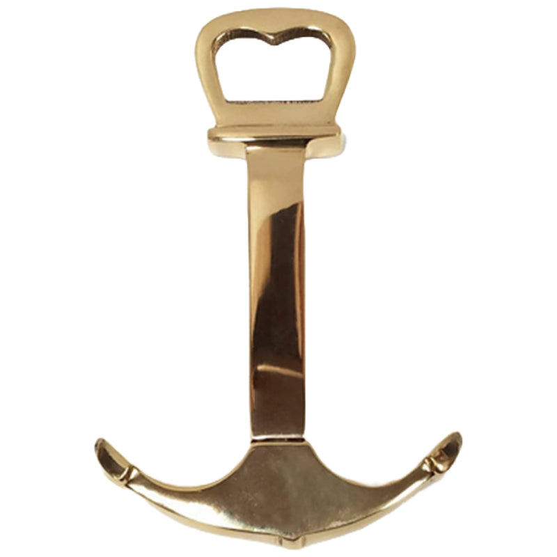 Brass Anchor Corkscrew Bottle Opener
