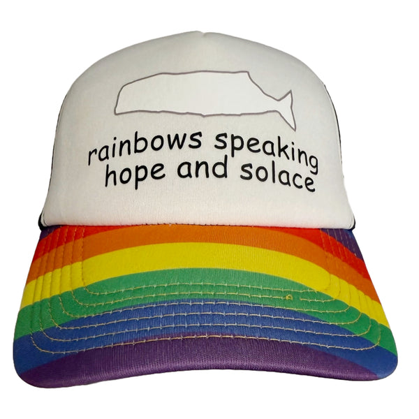 Trucker Cap - rainbows speaking hope and solace