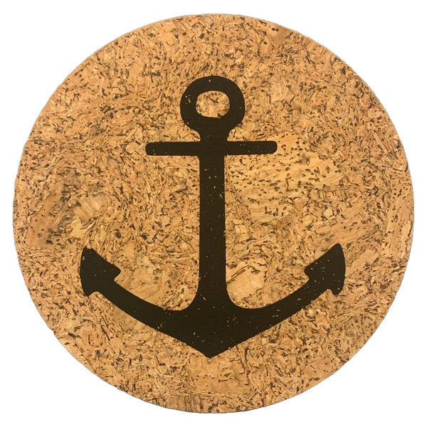 Trivet Anchor Round Cork